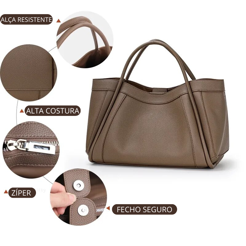 Stella Medium Genuine Leather Handbag