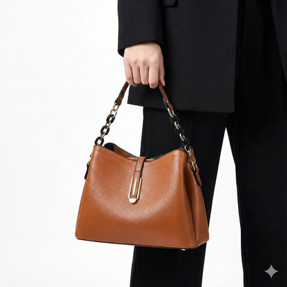 Genuine Leather Handbag - Brail