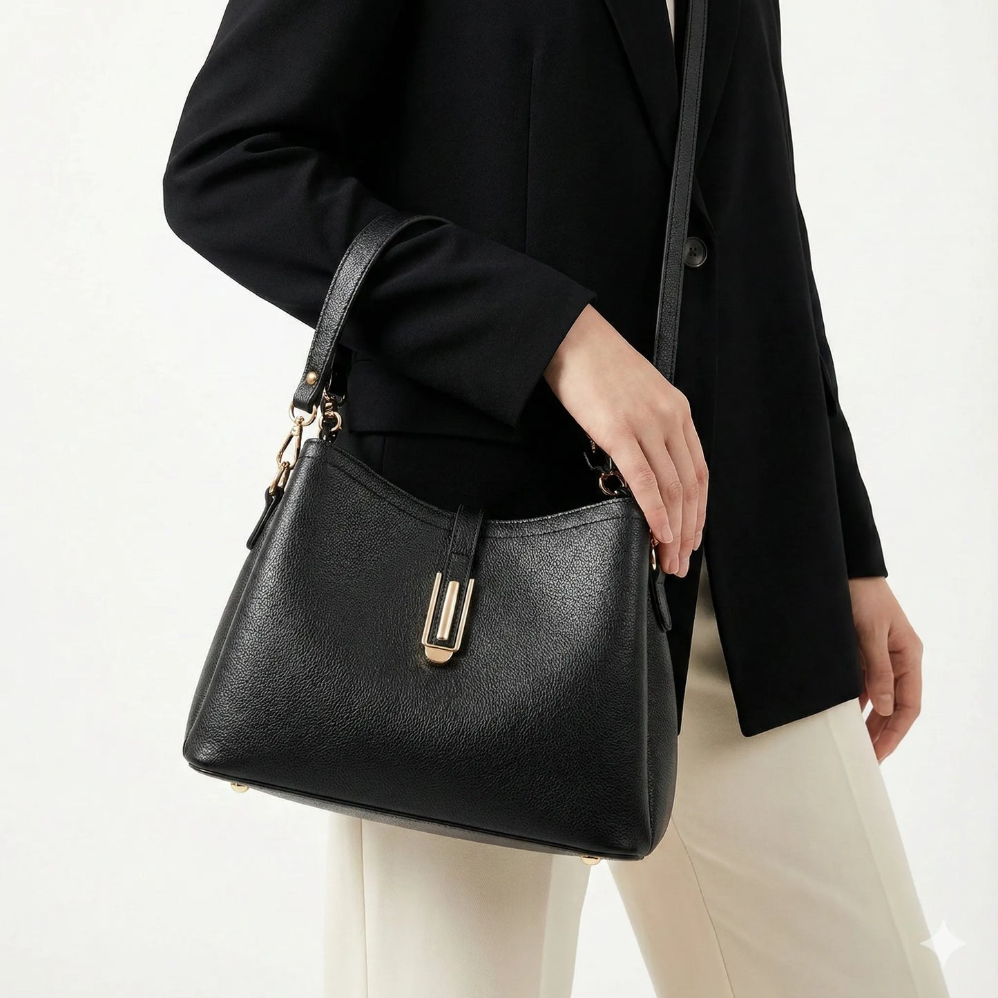 Genuine Leather Handbag - Brail