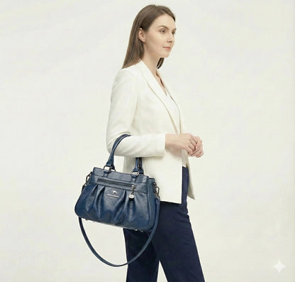 Genuine Leather Handbag - Roma