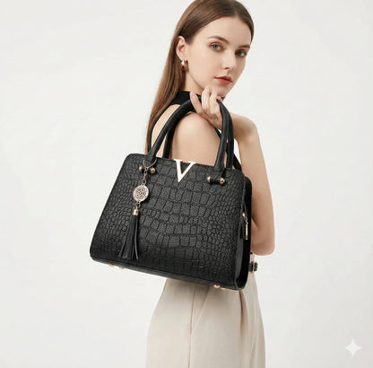 Genuine Leather Handbag - Veneza