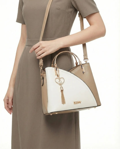 Genuine Leather Women's Handbag - Florenza