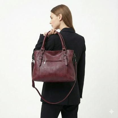Genuine Leather Handbag - Adrena