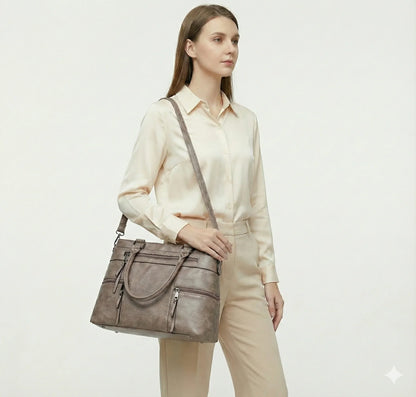Handbag in Genuine Leather - Verse