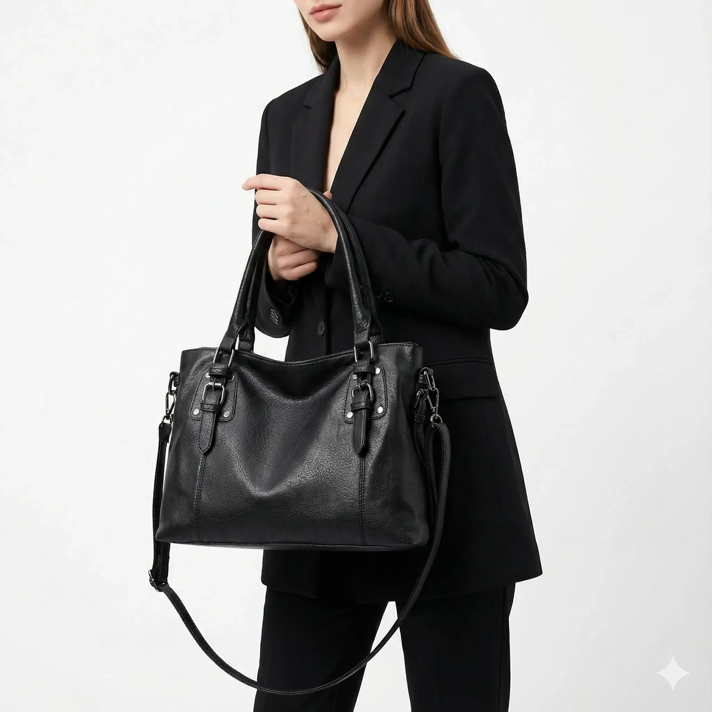 Genuine Leather Handbag - Adrena
