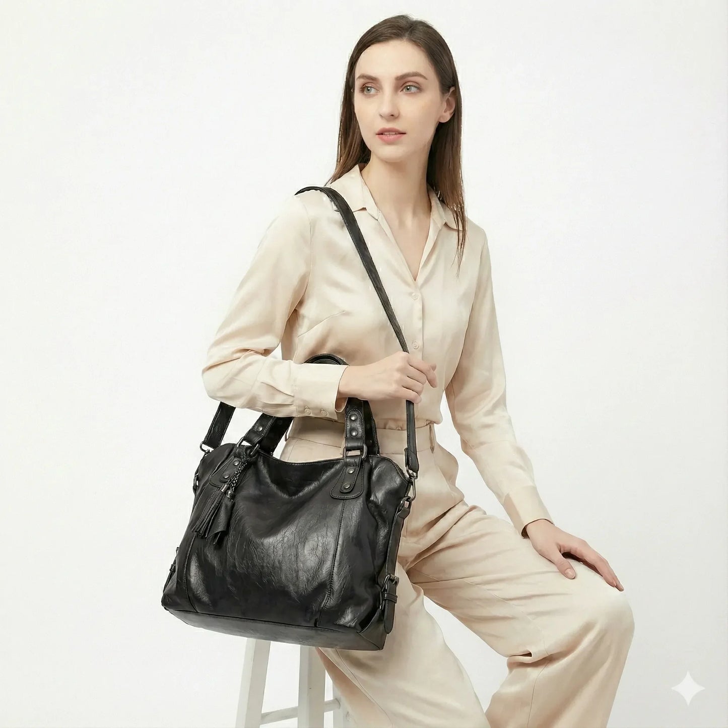 Leather Handbag - HighClass