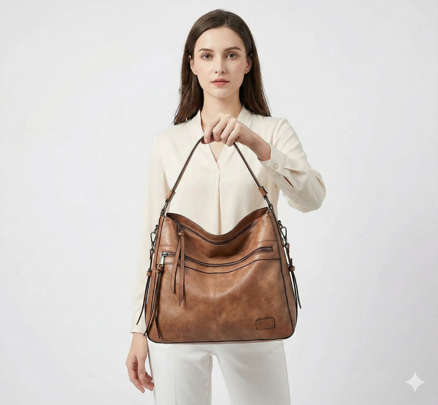 Genuine Leather Handbag - Pietra
