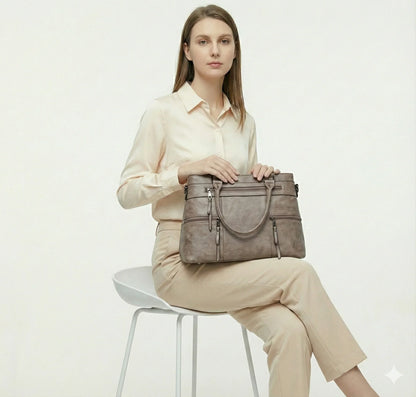 Handbag in Genuine Leather - Verse