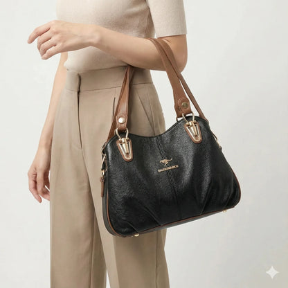 Genuine Leather Handbag - Uiva