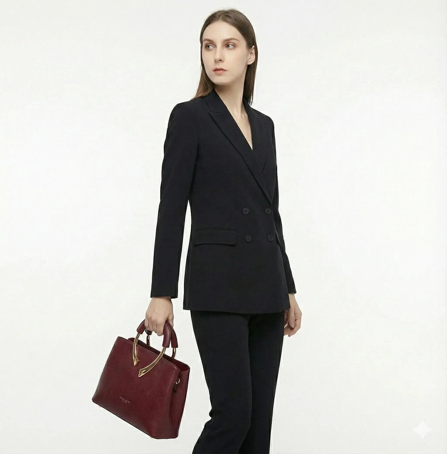 Genuine Leather Crossbody Handbag - Uiva