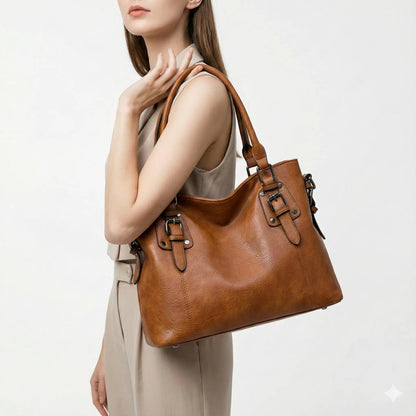 Genuine Leather Handbag - Adrena