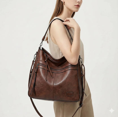 Genuine Leather Handbag - Pietra