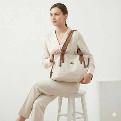 Genuine Leather Handbag - Anne Country