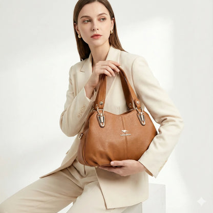 Genuine Leather Handbag - Uiva
