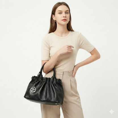 Genuine Leather Handbag - Italia