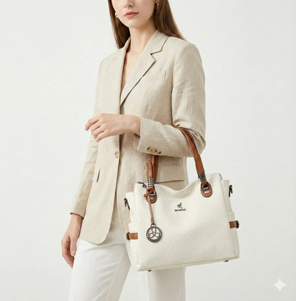 Genuine Leather Handbag - Helena