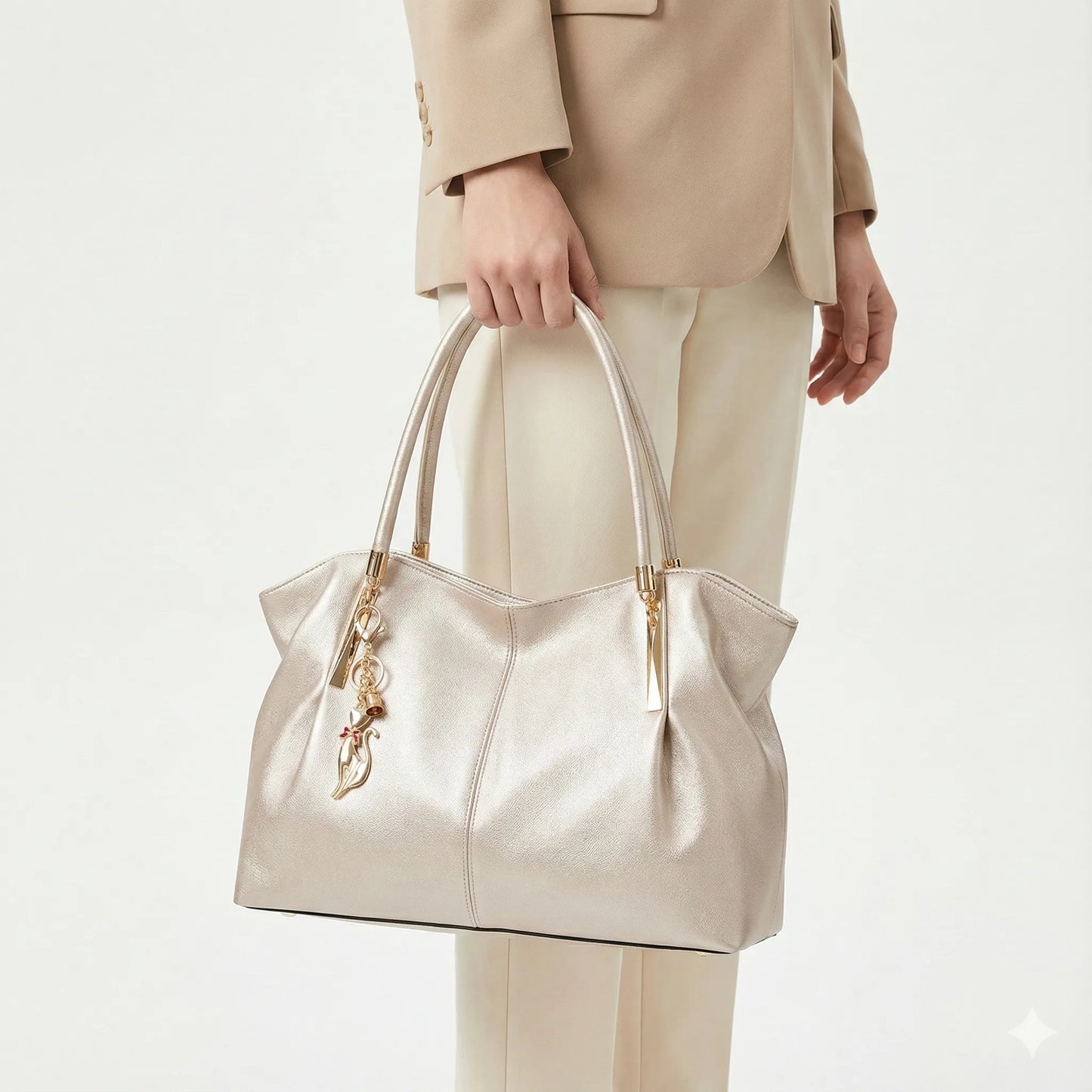 Genuine Leather Handbag - Elisa