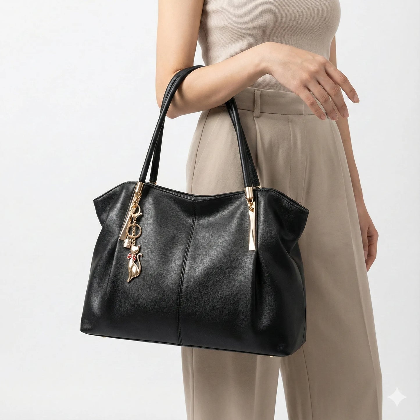 Genuine Leather Handbag - Elisa