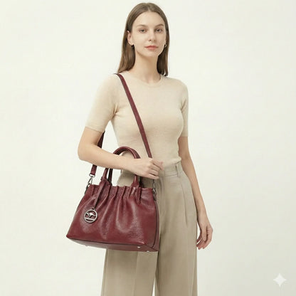 Genuine Leather Handbag - Italia