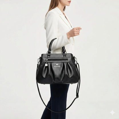 Genuine Leather Handbag - Roma