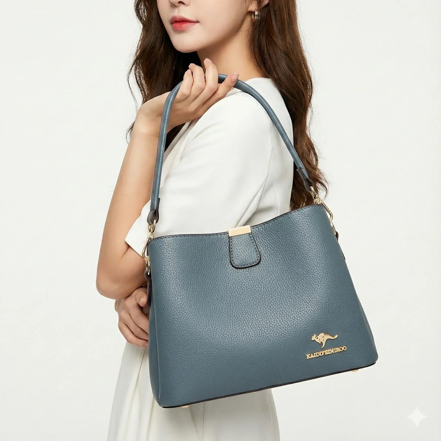 Genuine Leather Handbag - Elizabeth