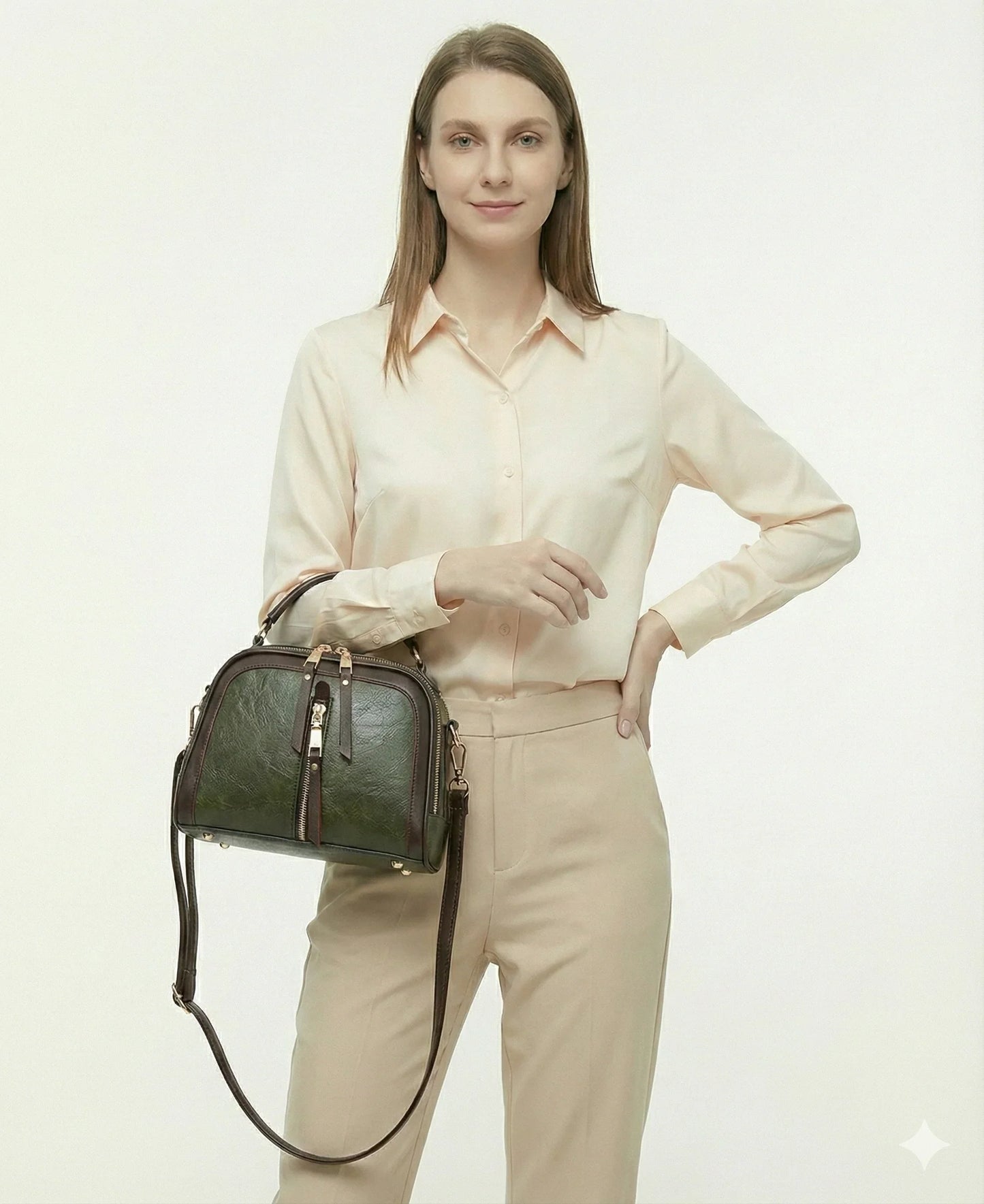 Small Handbag in Genuine Leather - Novelle