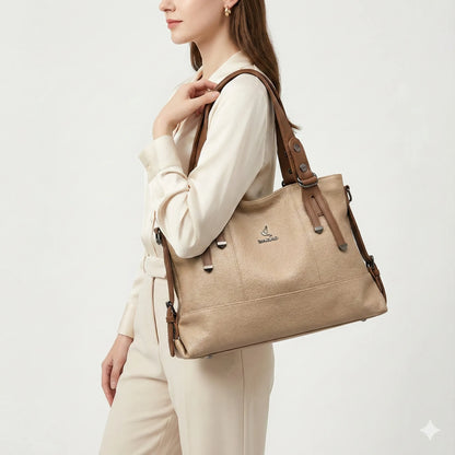 Genuine Leather Handbag - Anne Country