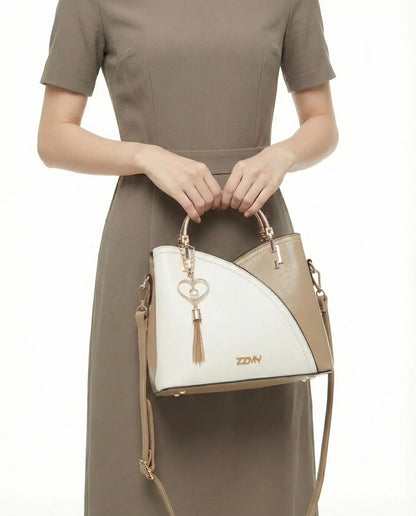 Genuine Leather Women's Handbag - Florenza