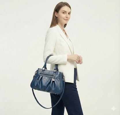 Genuine Leather Handbag - Roma