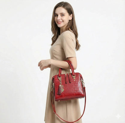 Handbag in Genuine Leather - Mia