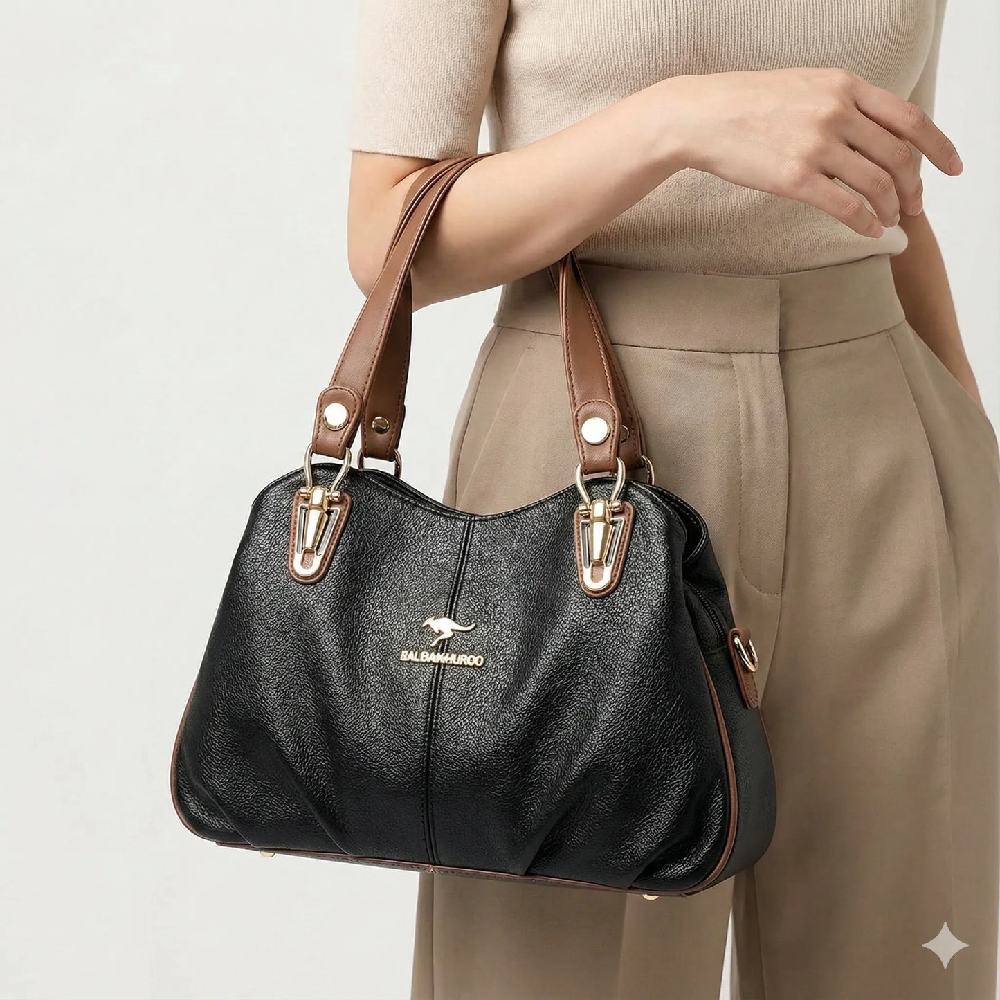 Genuine Leather Handbag - Uiva