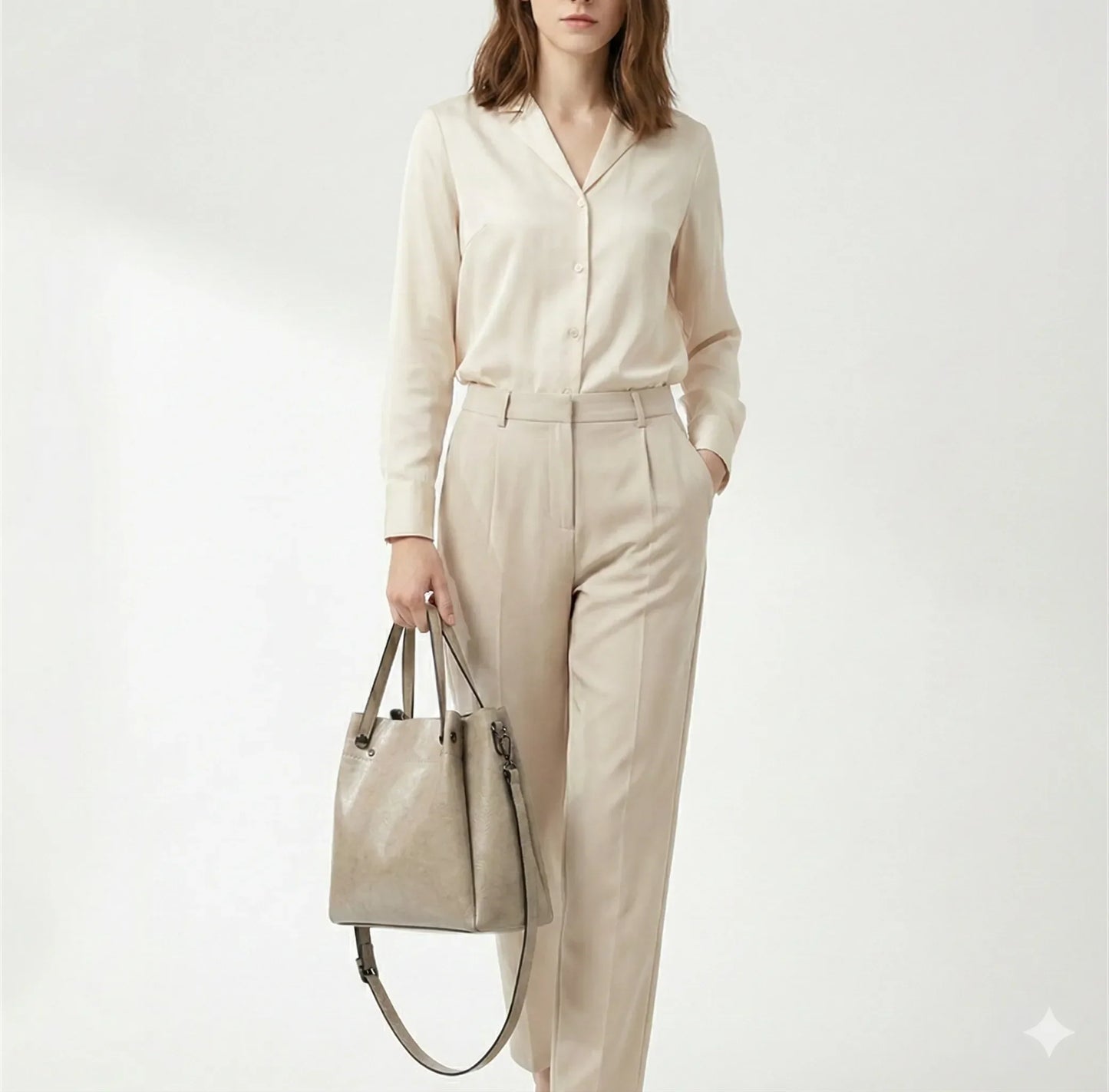 Genuine Leather Handbag - Maelis
