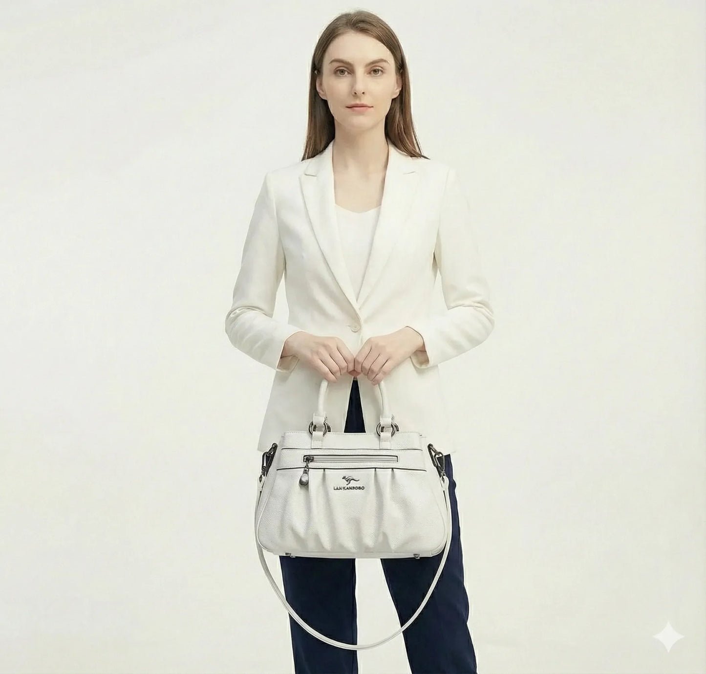 Genuine Leather Handbag - Roma