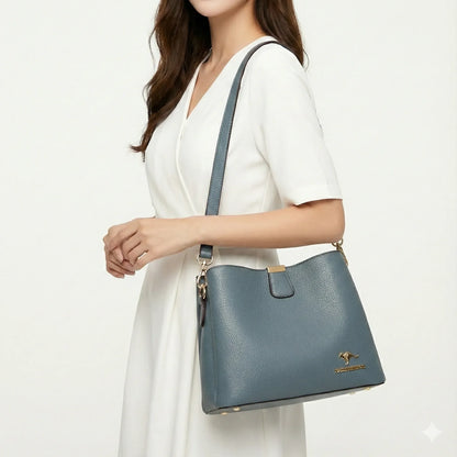 Genuine Leather Handbag - Elizabeth