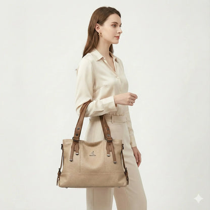 Genuine Leather Handbag - Anne Country