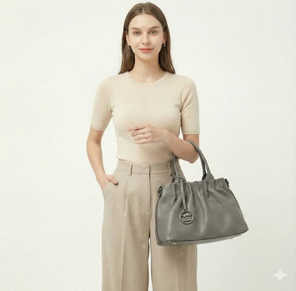 Genuine Leather Handbag - Italia