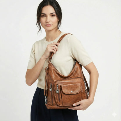 Genuine Leather Women's Handbag - Lim