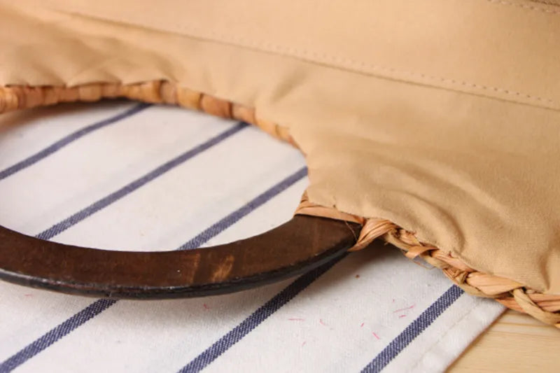 Sabrina Straw Handbag