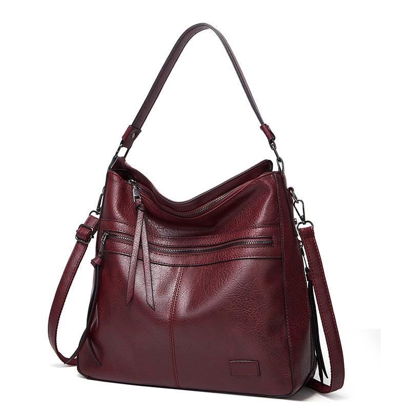 Genuine Leather Handbag - Pietra