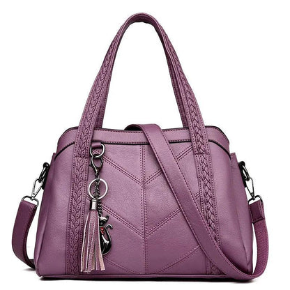 Genuine Leather Handbag - Gina