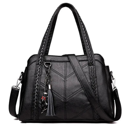 Genuine Leather Handbag - Gina