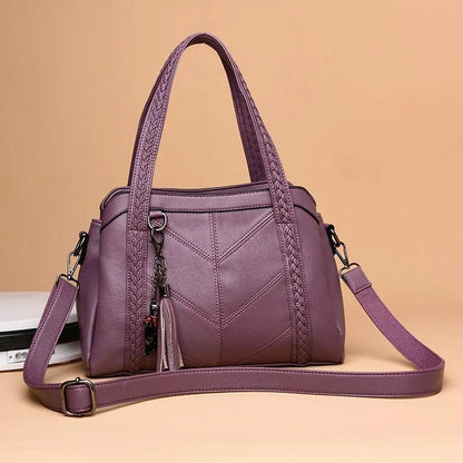 Genuine Leather Handbag - Gina