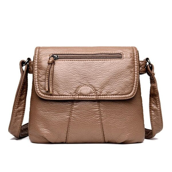 Leather Handbag - Perla