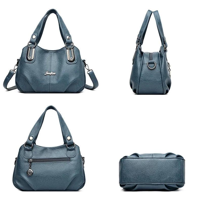 Genuine Leather Handbag - Bianca