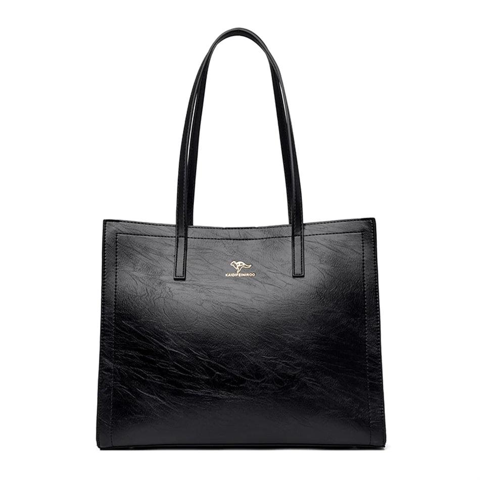 Genuine Leather Handbag - Glim