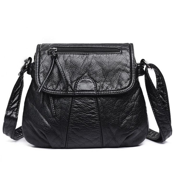 Leather Handbag - Perla