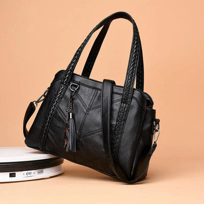 Genuine Leather Handbag - Gina