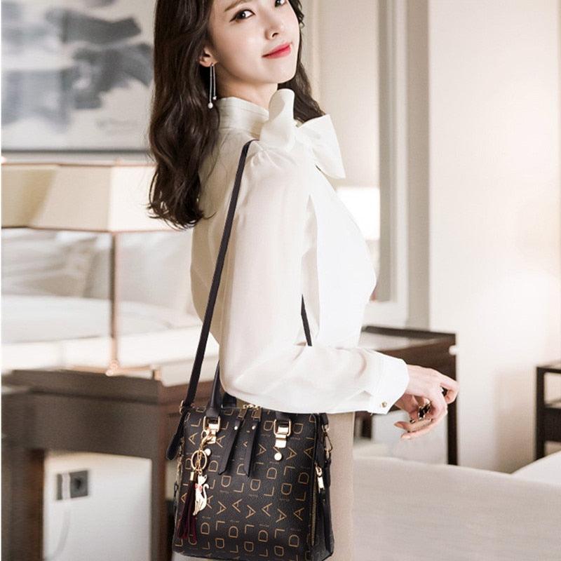 Genuine Leather Handbag - Ulara