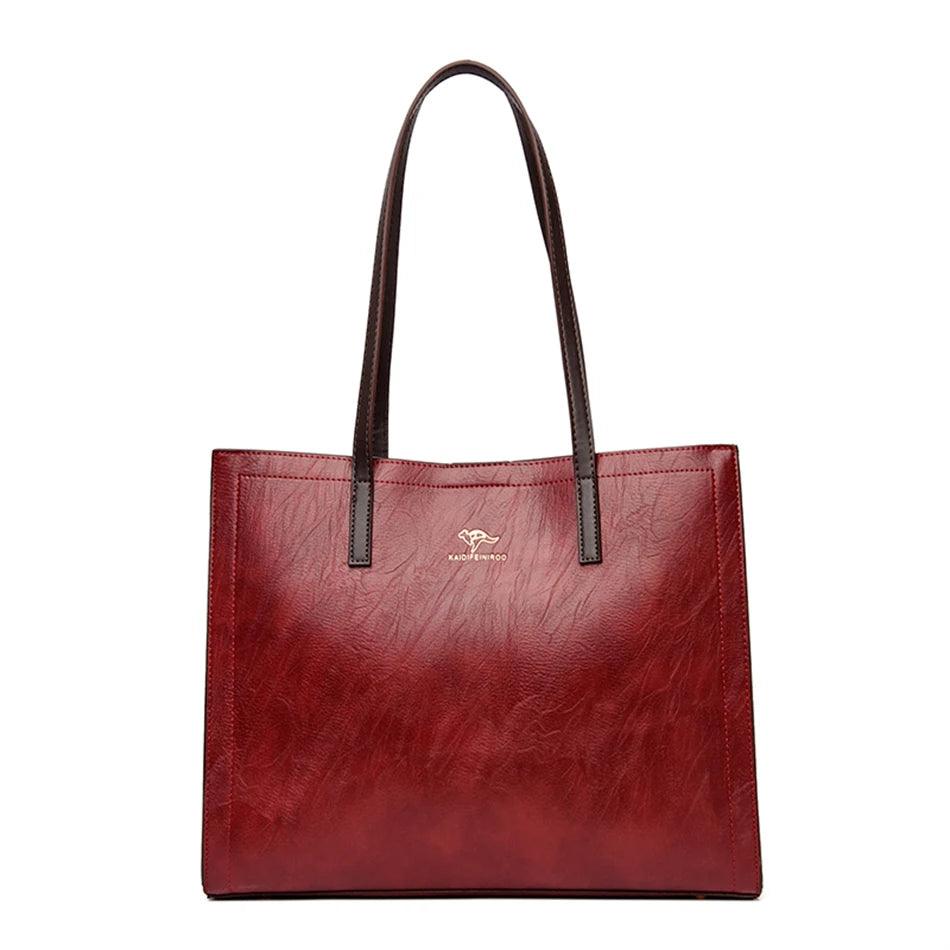 Genuine Leather Handbag - Glim