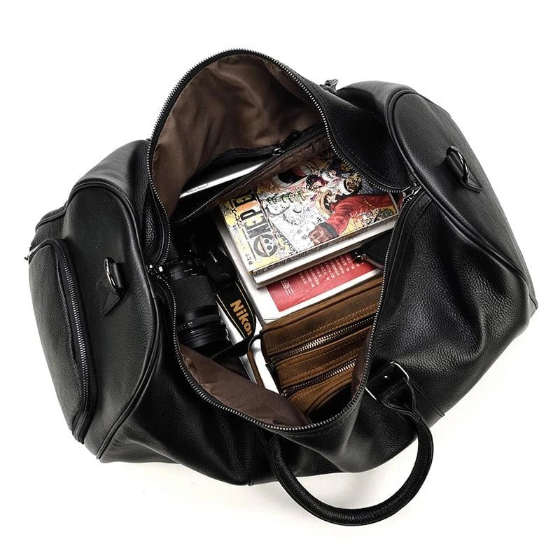 Genuine Leather Travel Bag - Wilma